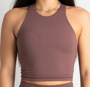 Flow Crop Top - Mocha Babe Mode Boutique
