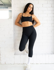 Essential Sports Bra - Black Babe Mode Boutique