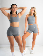 Sculpt Scrunch Shorts - Slate Babe Mode Boutique