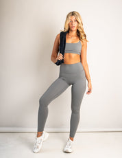 Essential Sports Bra - Slate - Barmelle