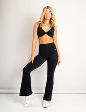 Spark Twist Bra - Black - Barmelle