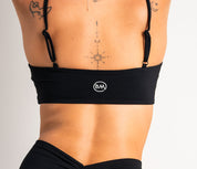 Spark Twist Bra - Black Babe Mode Boutique