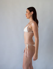 Endless Summer Triangle Bikini Top – Ivory (Reversible) - Barmelle