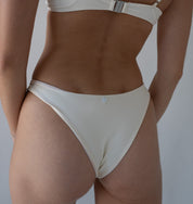 High Tide Bikini Bottoms – Ivory (Reversible) Babe Mode Boutique