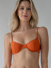 High Tide Underwire Bikini Top – Orange Babe Mode Boutique