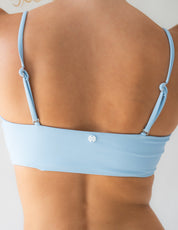 Coastal Glow Bandeau Bikini Top – Blue (Reversible) Babe Mode Boutique