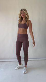 Essential Sports Bra - Mocha