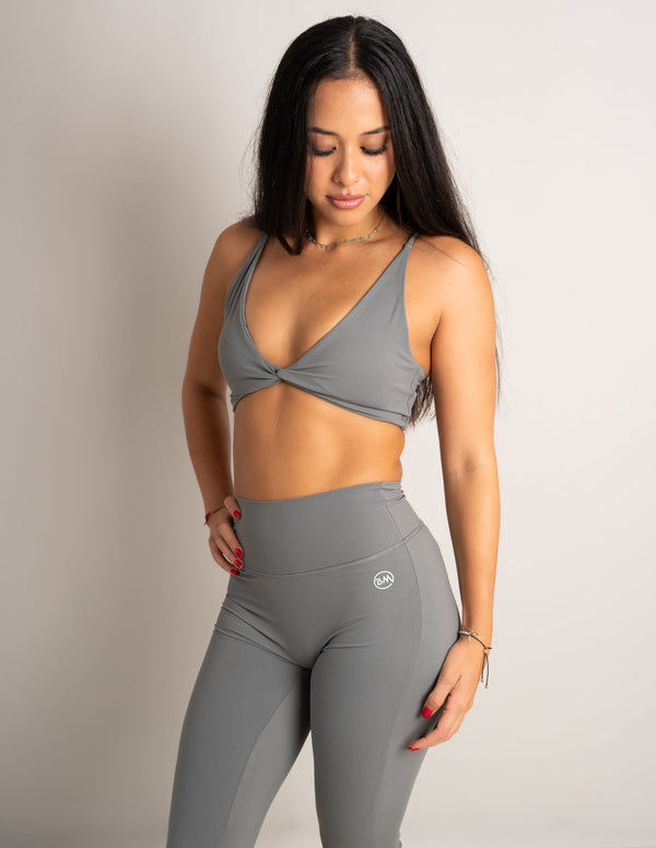 Spark Twist Bra - Slate