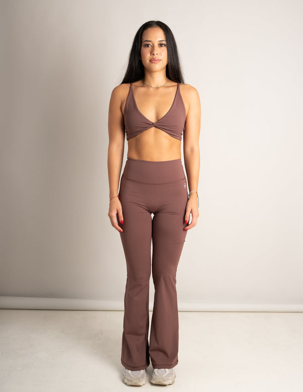 Spark Twist Bra - Mocha