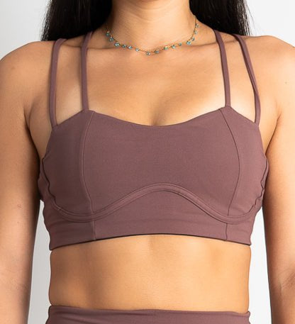 Sculpt Sports Bra - Mocha - Barmelle