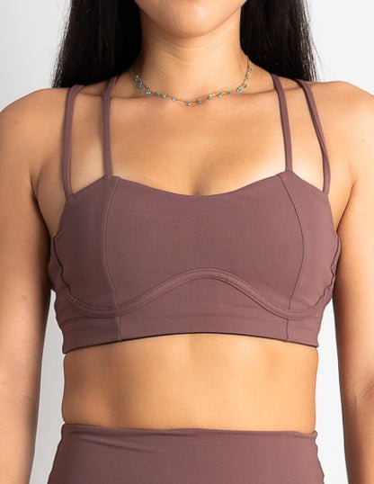 Sculpt Sports Bra - Mocha - Barmelle