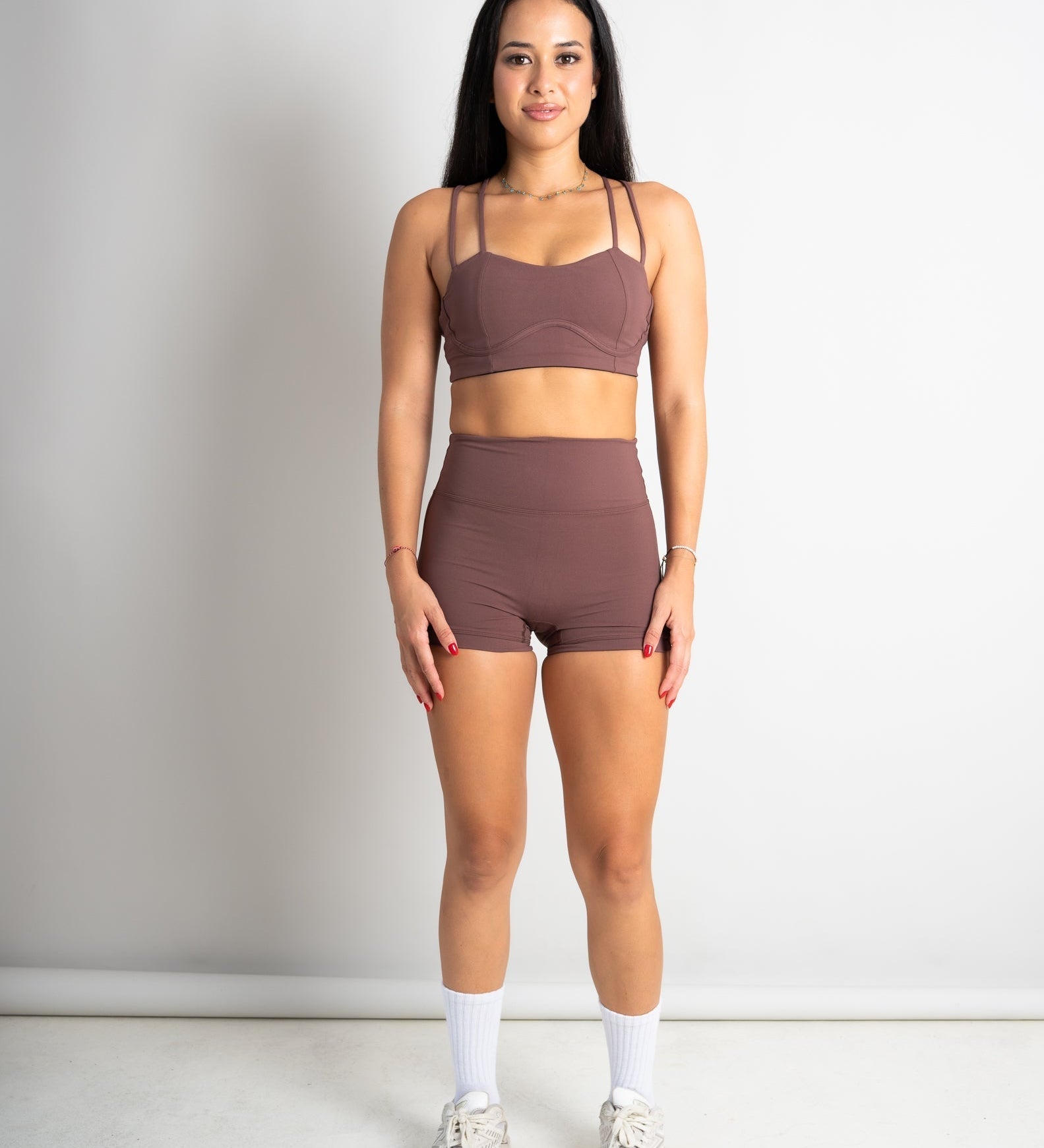 Sculpt Sports Bra - Mocha - Barmelle