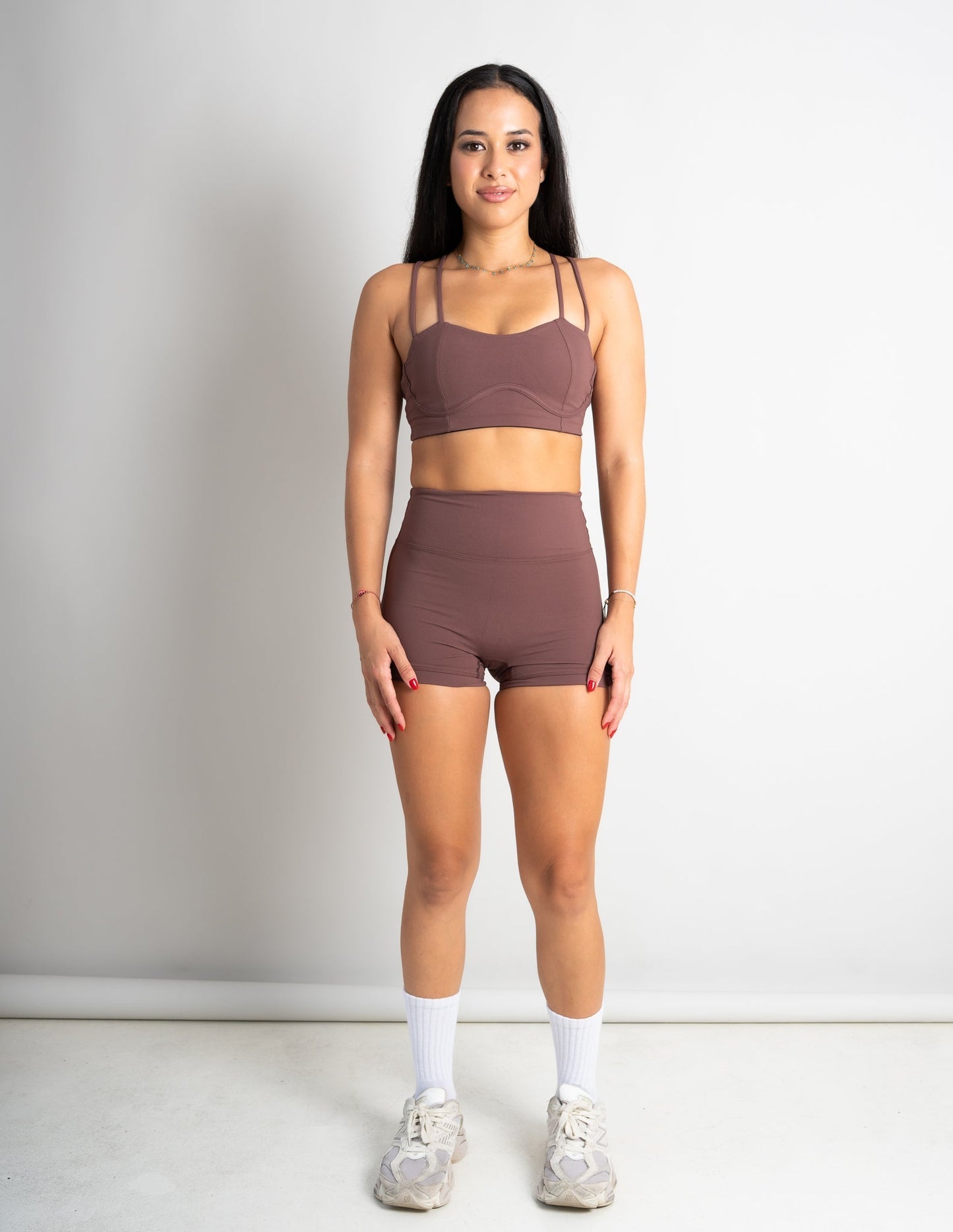 Sculpt Sports Bra - Mocha - Barmelle