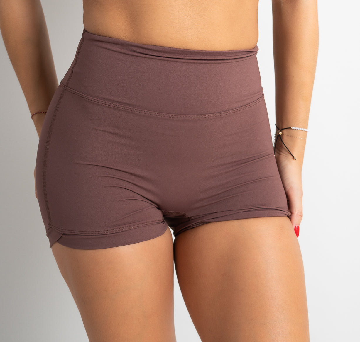 Sculpt Scrunch Shorts - Mocha Babe Mode Boutique