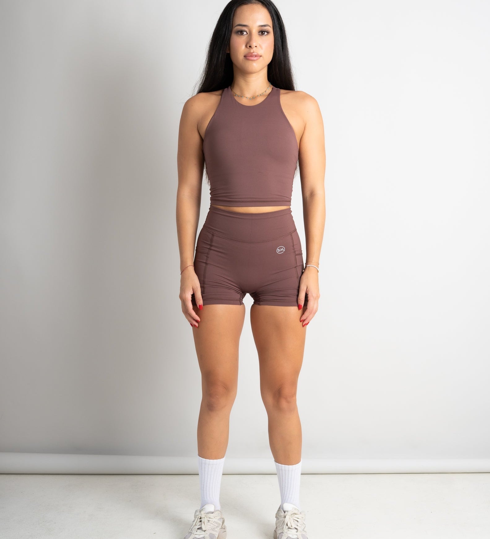 Flow Pocket Shorts - Mocha - Barmelle
