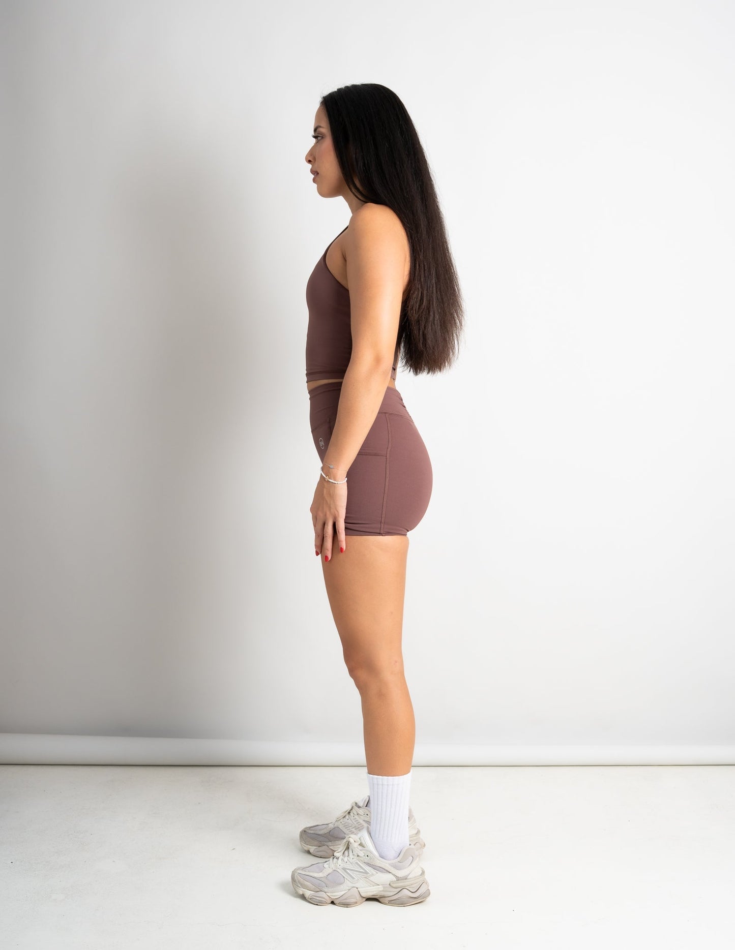 Flow Pocket Shorts - Mocha - Barmelle