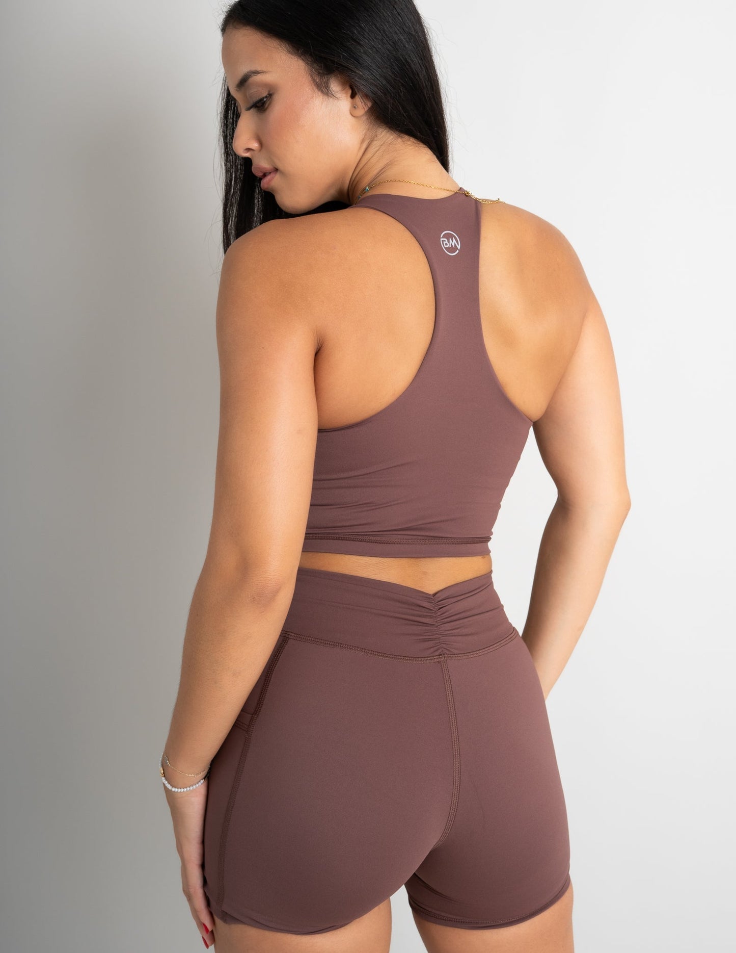 Flow Crop Top - Mocha Babe Mode Boutique