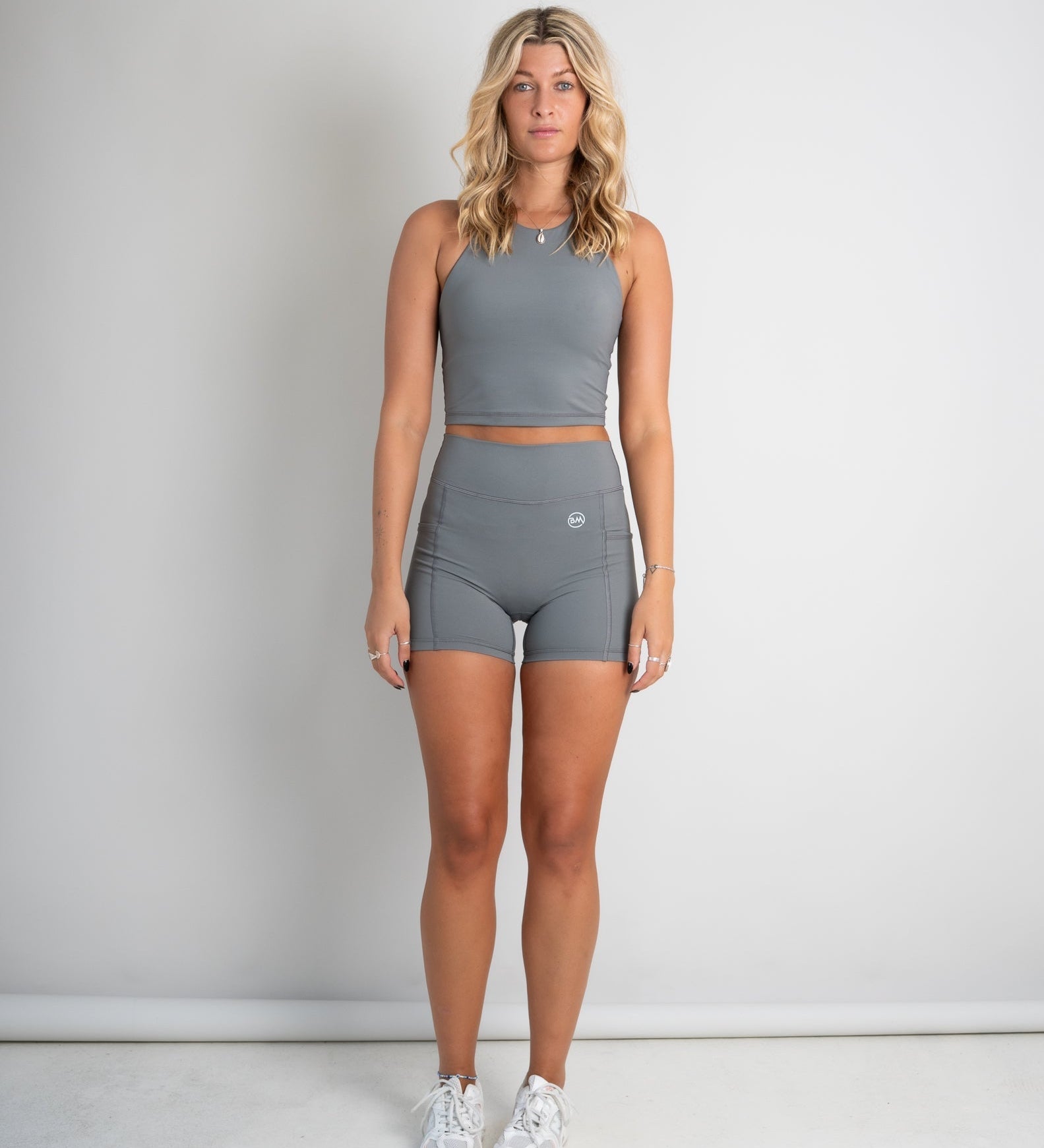 Flow Pocket Shorts - Slate - Barmelle