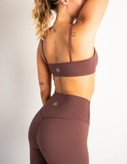 Essential Sports Bra - Mocha - Barmelle