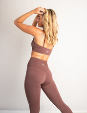 Essential Sports Bra - Mocha - Barmelle