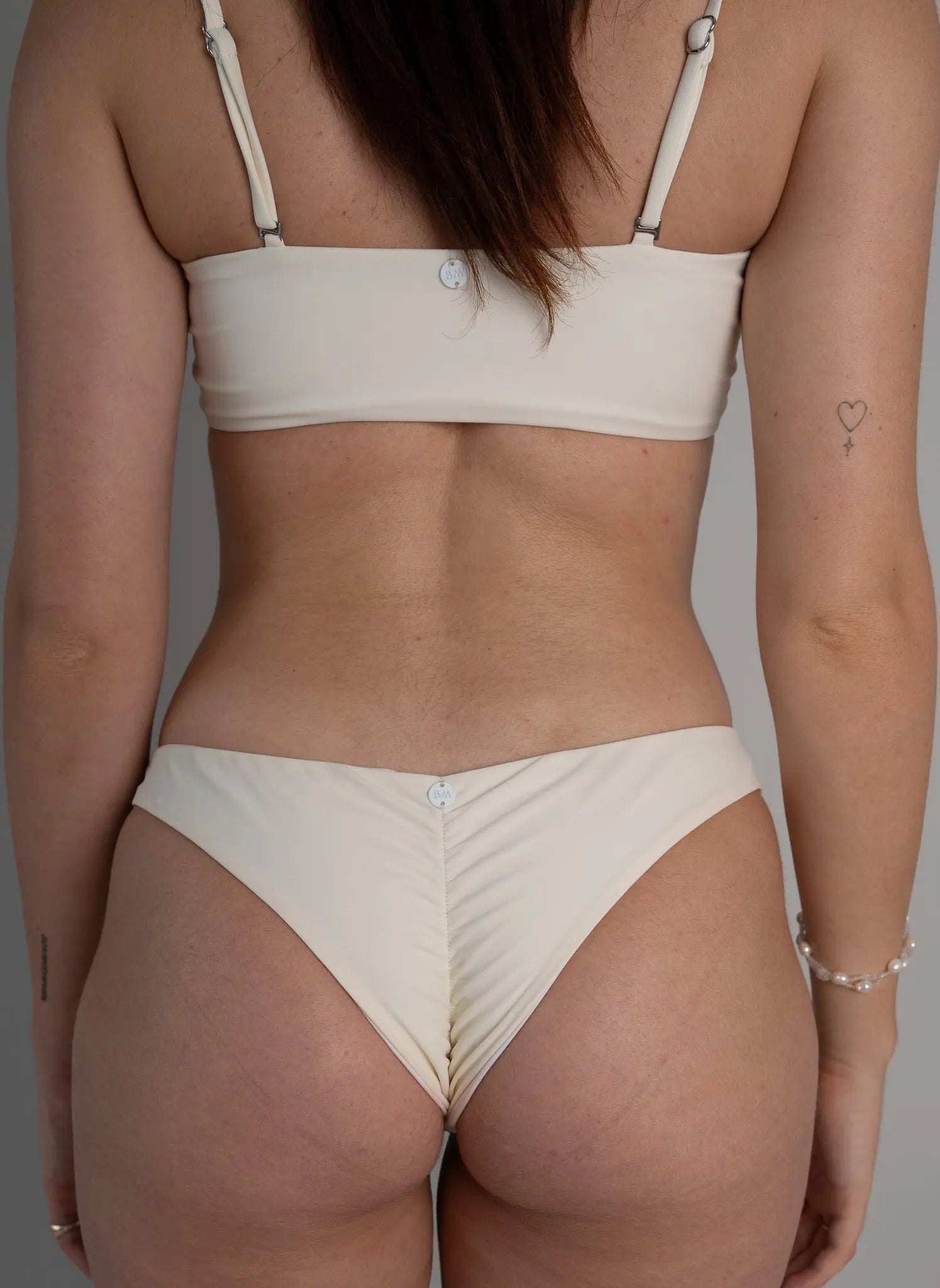 Coastal Glow Bikini Bottoms – Ivory (Reversible) Babe Mode Boutique