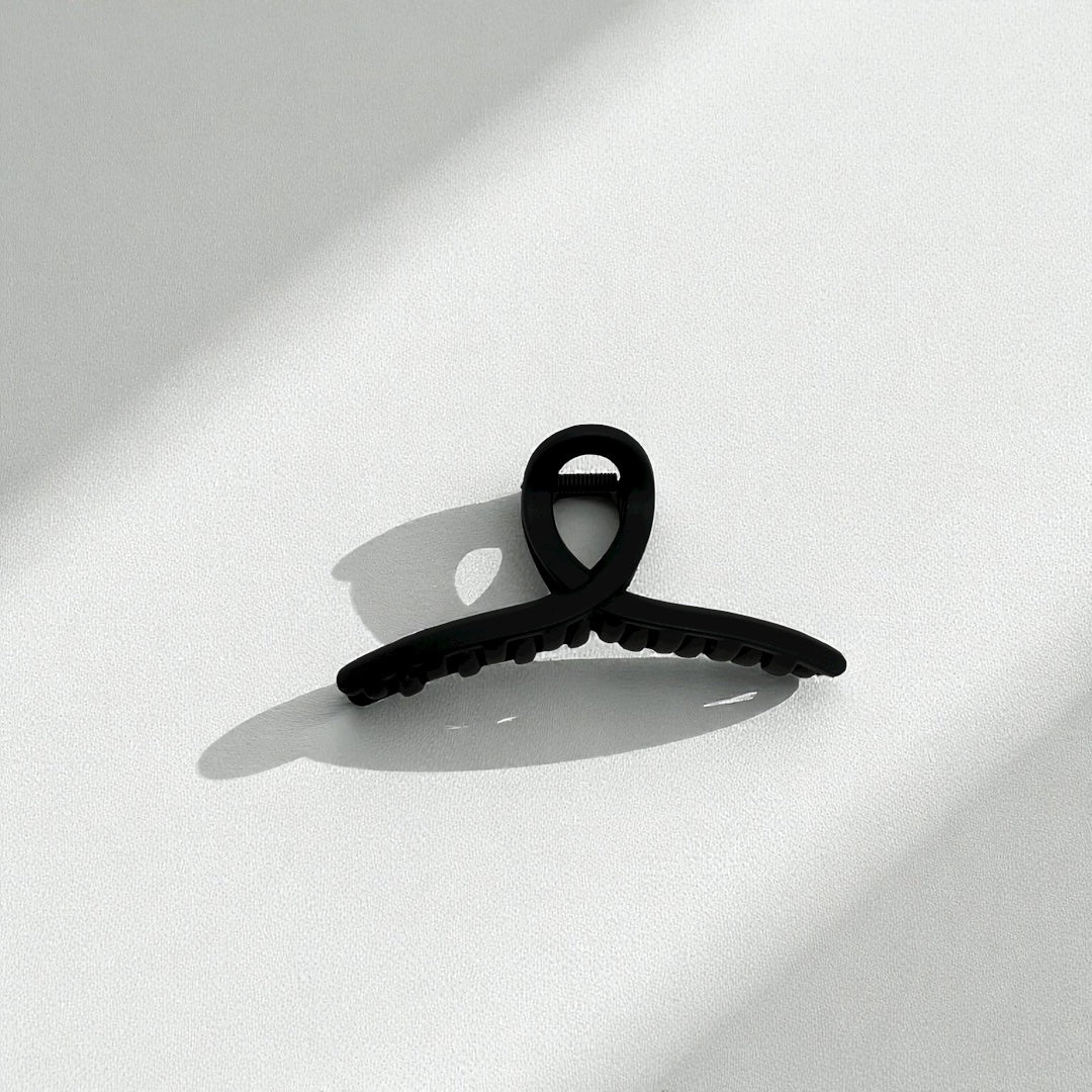 Barmelle Clip & Scrunchie Set – Black Edition