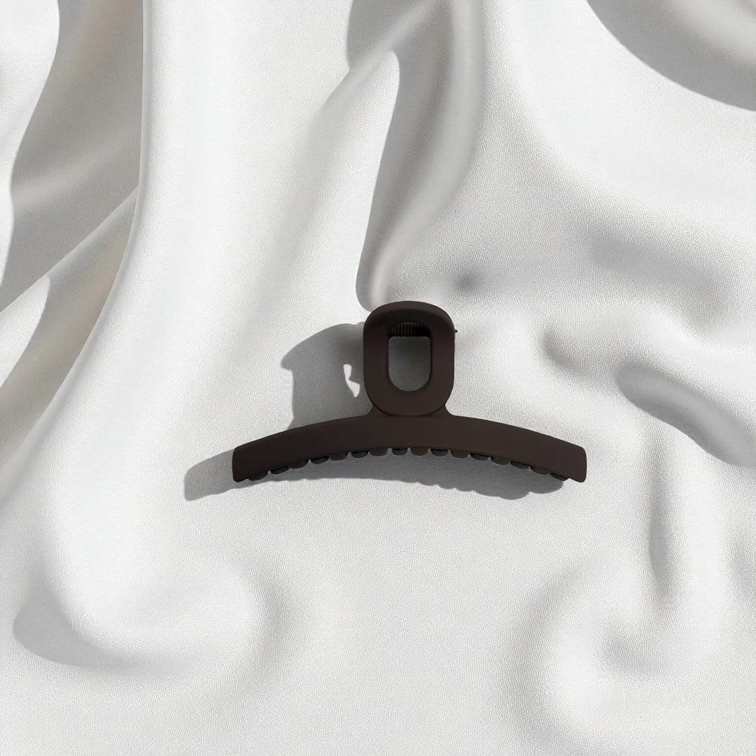 Barmelle Clip & Scrunchie Set – Mocha Edition