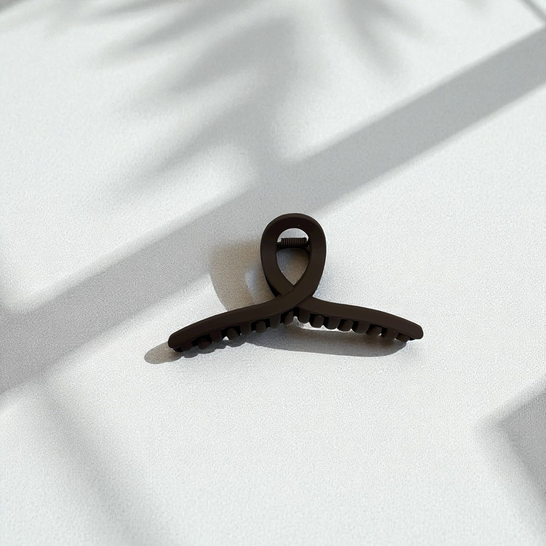 Barmelle Clip & Scrunchie Set – Mocha Edition